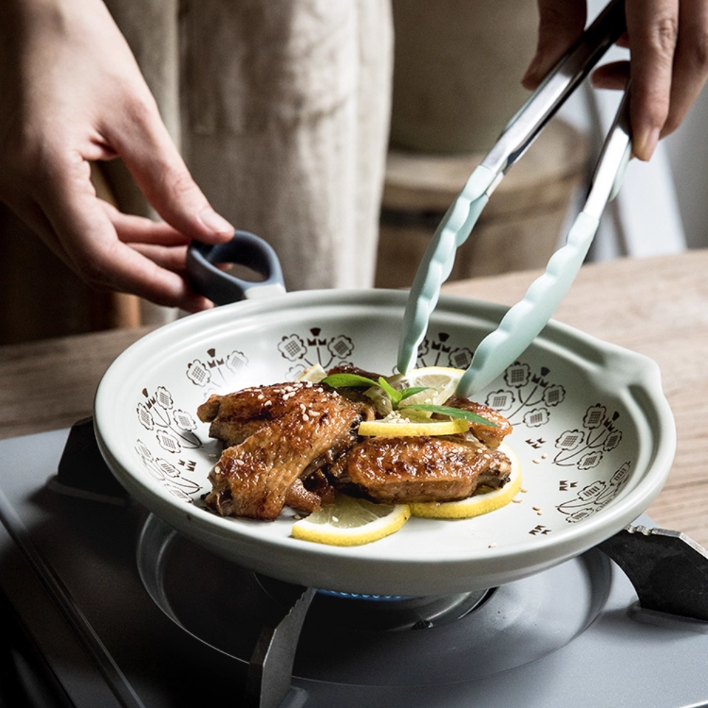 Japanese Retro Clay Pot - Single Handle Omelette Pan