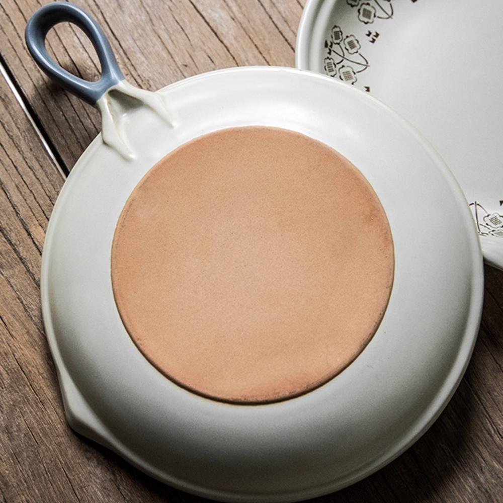 Japanese Retro Clay Pot - Single Handle Omelette Pan