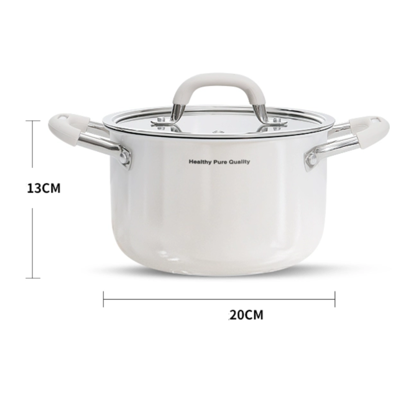 Ceramic 316 SS Soup Pot - Multi-Stove Induction & Gas