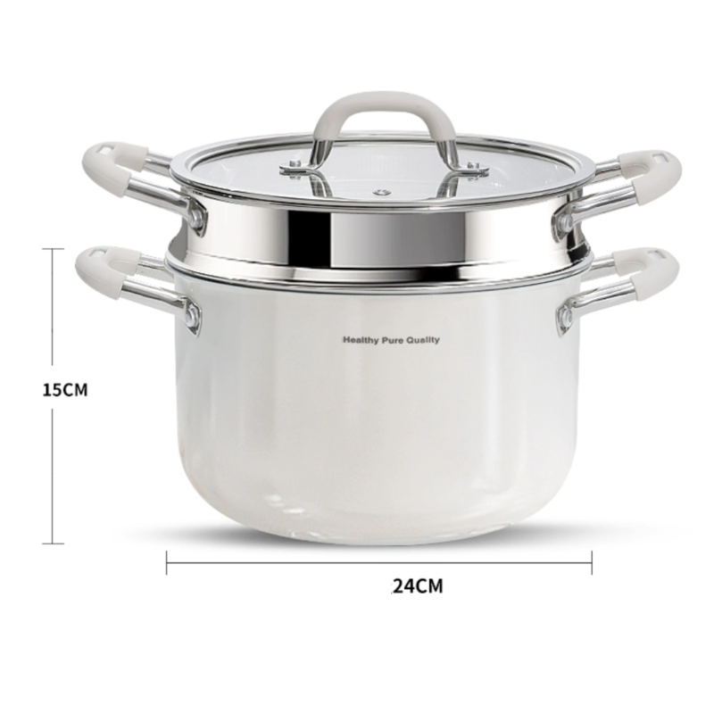 Ceramic 316 SS Soup Pot - Multi-Stove Induction & Gas