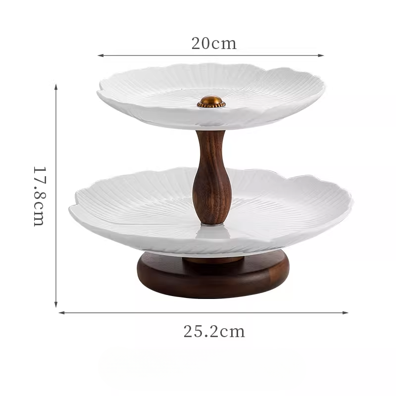 Light Luxury Multi-Layer Fruit Plate – Snack & Candy Tray