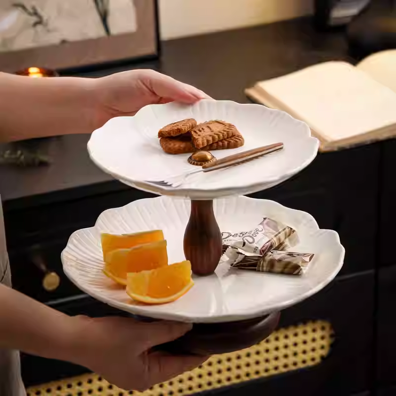 Light Luxury Multi-Layer Fruit Plate – Snack & Candy Tray
