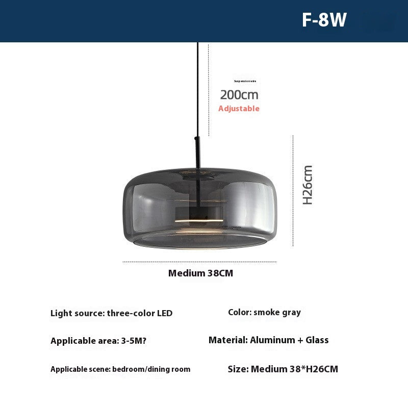 Italian Minimalist Bedside Lamp | Bedroom Dining Room Lamp