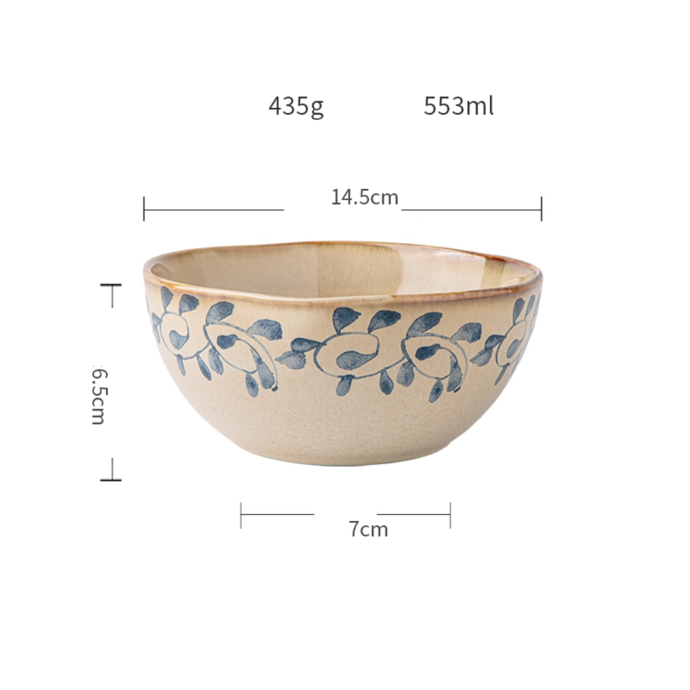 Beautiful Irregular Ceramic Bowl - Versatile Brunch & Noodle