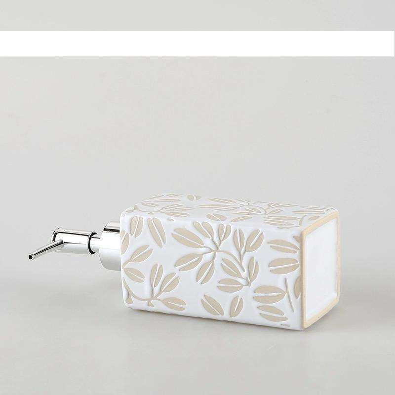 Flower Embossed Soap Dispenser