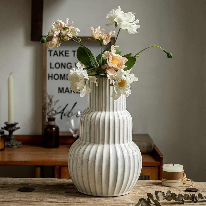 Art Relief Ceramic Vase Guesthouse Decoration Ornaments