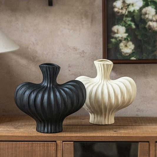 Retro Flower Container Ceramic Vase Decoration
