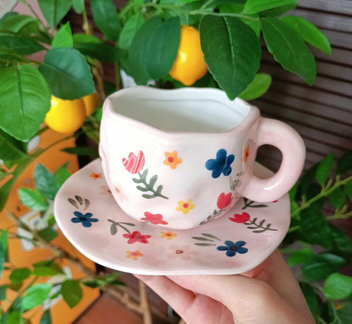 Vintage Floral Afternoon Tea Cup And Saucer Ins