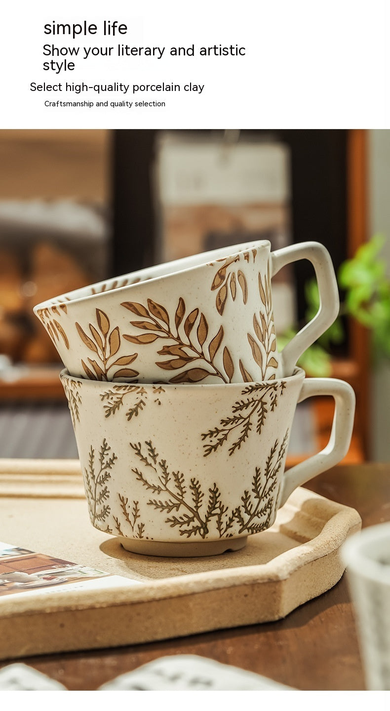 Minimalist Nordic Ceramic Hand-painted Mugs