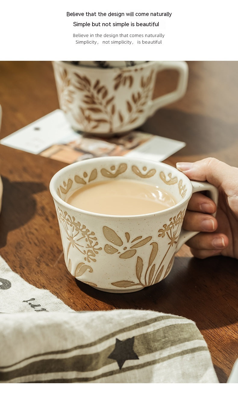 Minimalist Nordic Ceramic Hand-painted Mugs