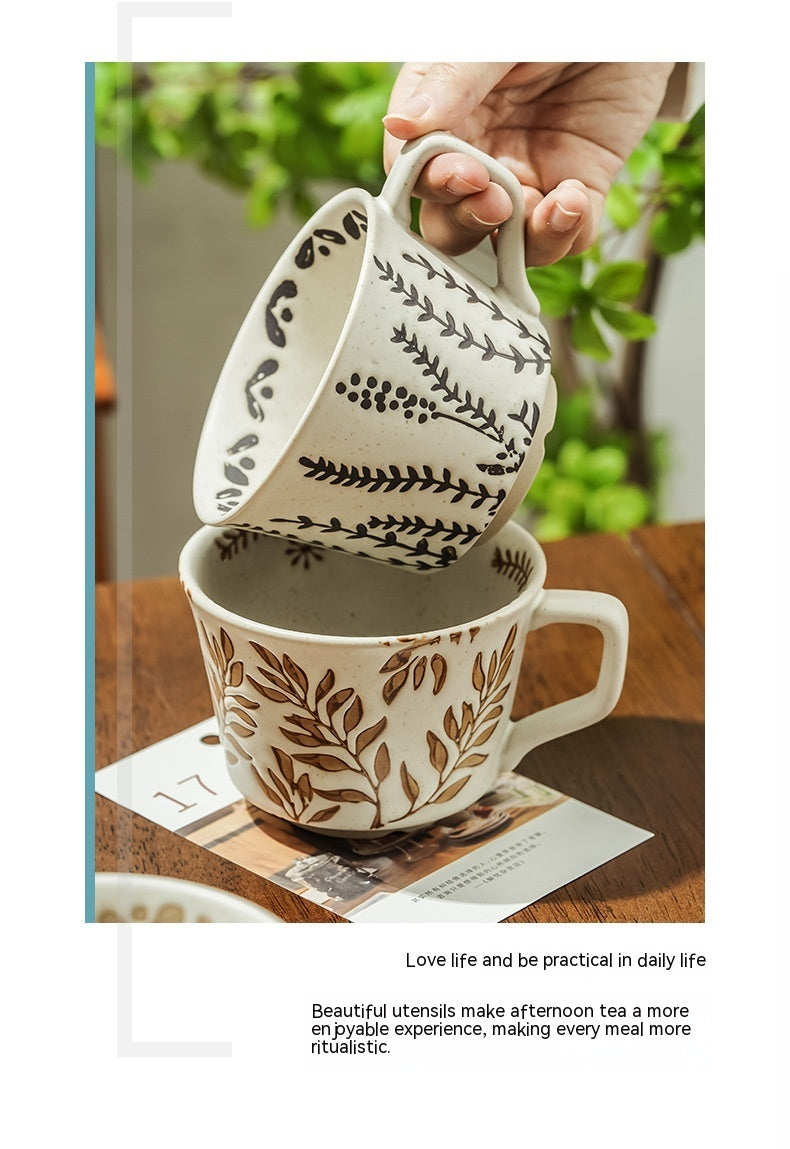 Minimalist Nordic Ceramic Hand-painted Mugs