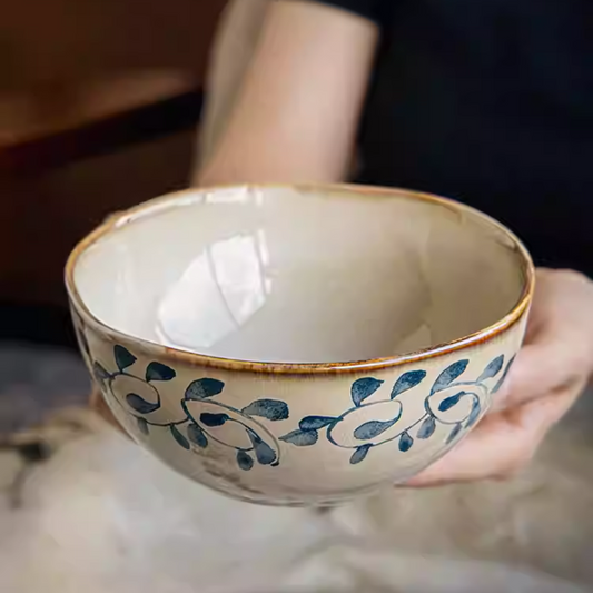 Beautiful Irregular Ceramic Bowl - Versatile Brunch & Noodle
