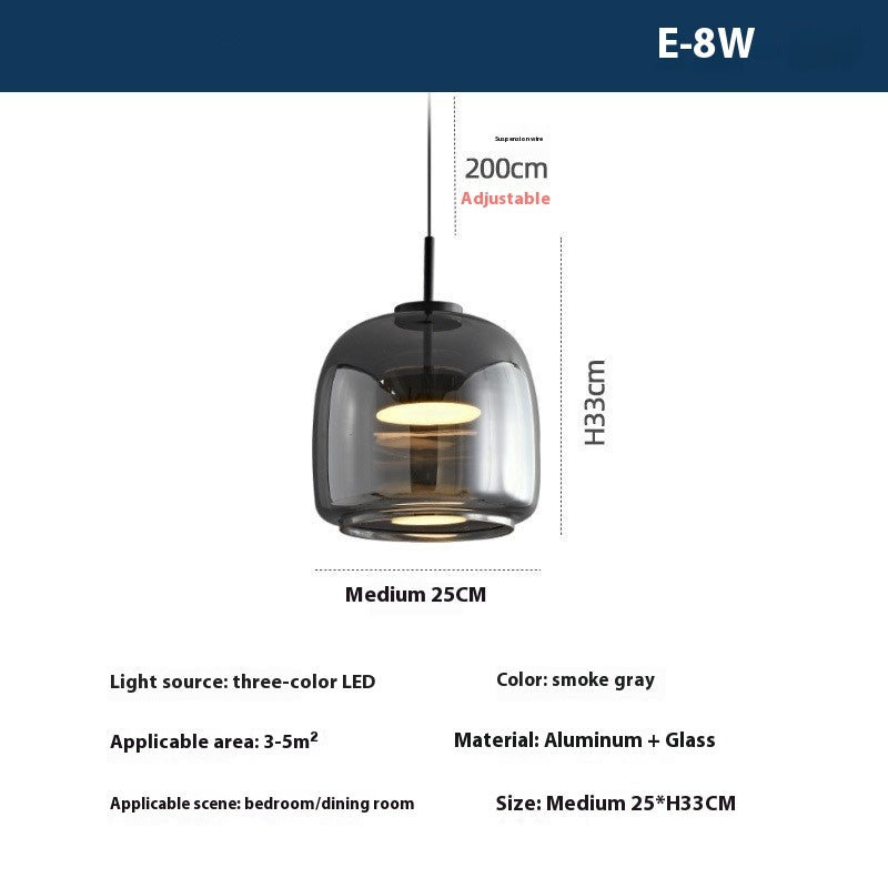 Italian Minimalist Bedside Lamp | Bedroom Dining Room Lamp