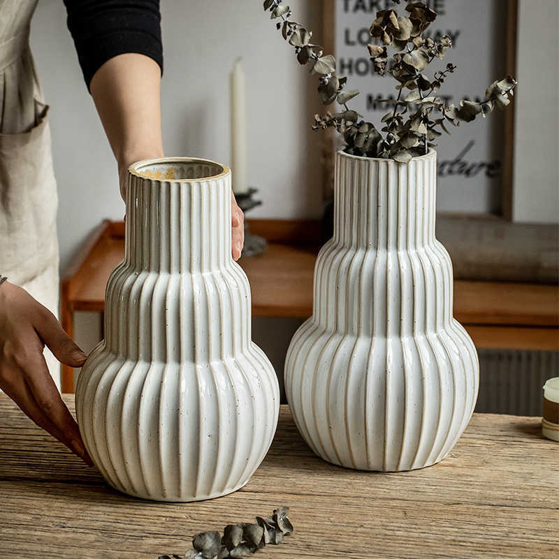 Art Relief Ceramic Vase Guesthouse Decoration Ornaments