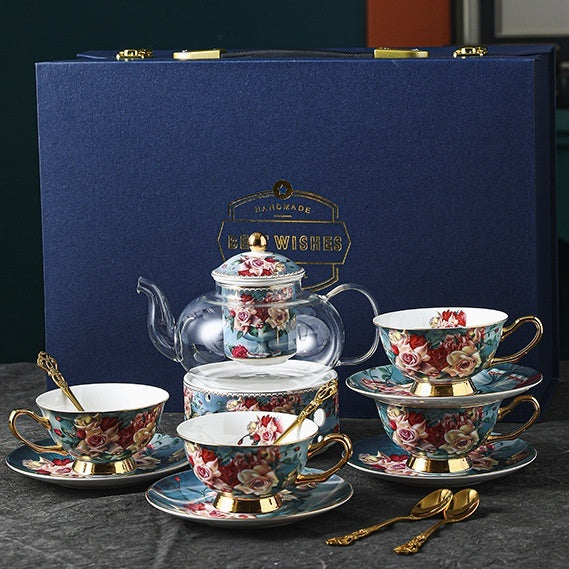 Exquisite Coffee Cup European Light Luxury Tea Set