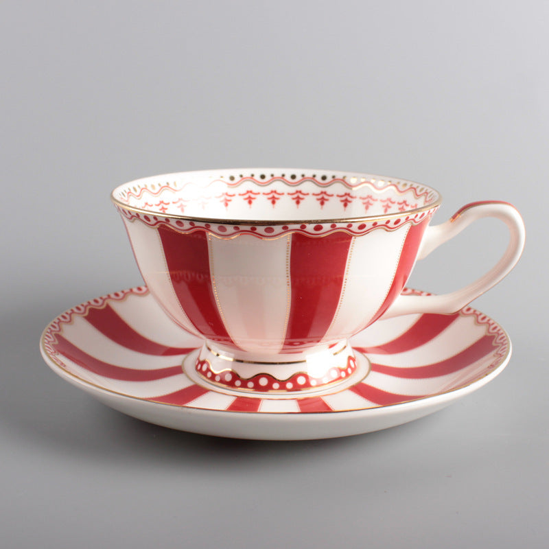 Creative Ceramic Coffee Cup Saucer Set