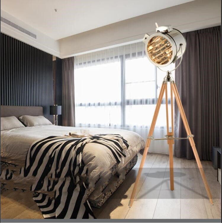 Stage Floor Lamp Industrial Style Tripod Lamp