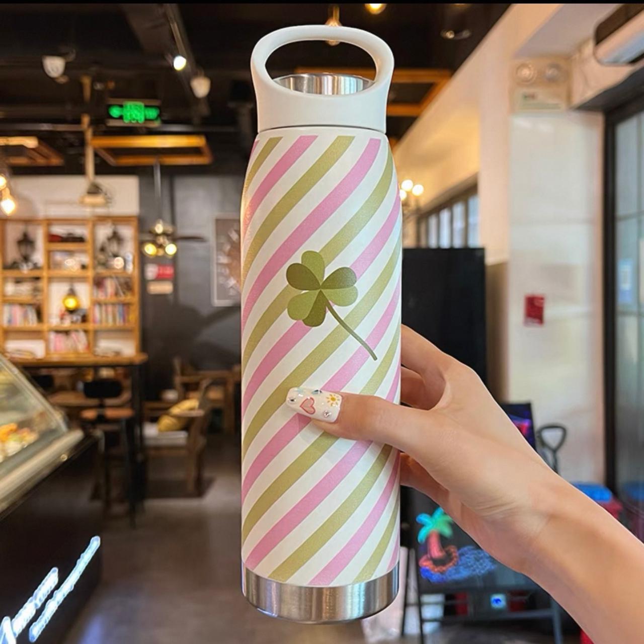 2025 new high-value creative large-capacity stainless steel water cup female student portable accompanying cup