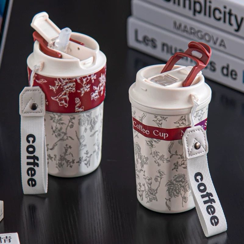 Modern Home 316 Stainless Steel Thermos Cup New 2025 Office Coffee Cup High-end Milk Tea Cup with Lid