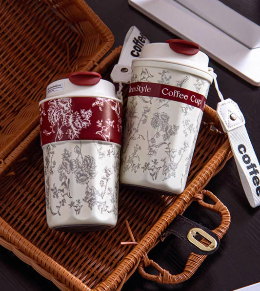 Modern Home 316 Stainless Steel Thermos Cup New 2025 Office Coffee Cup High-end Milk Tea Cup with Lid