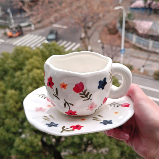 Vintage Floral Afternoon Tea Cup And Saucer Ins