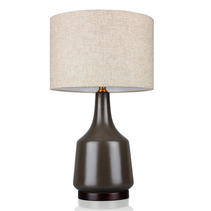Nordic Minimalist Bedroom Bedside Table Lamp |  American Ceramic Table Lamp