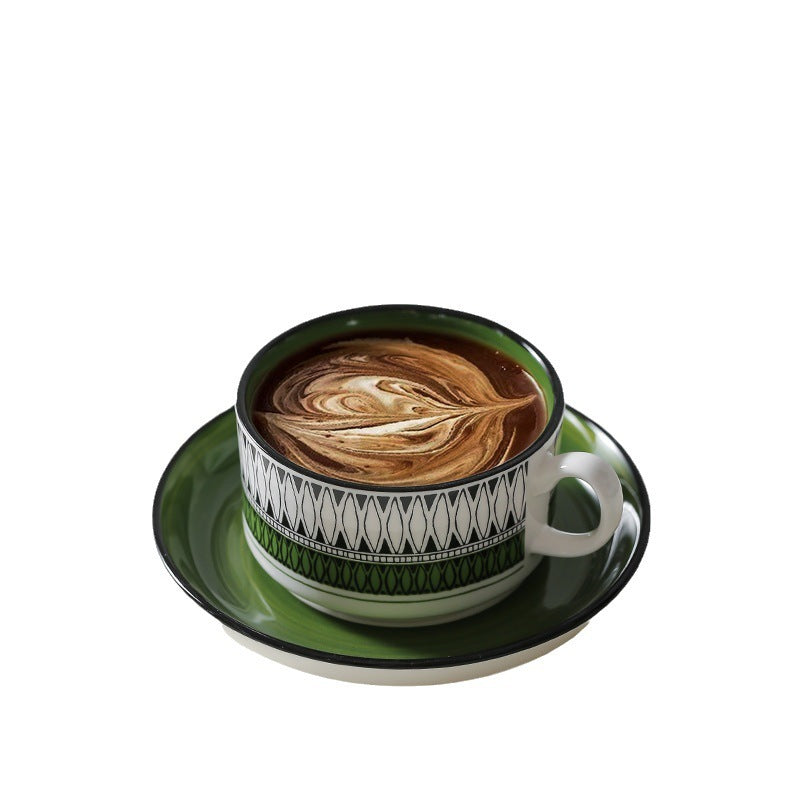 Medieval Ceramics Coffee Set | Mild Luxury Retro Tea Cup